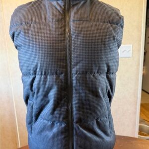 Old Navy Men's Dark Gray Checkered Vest